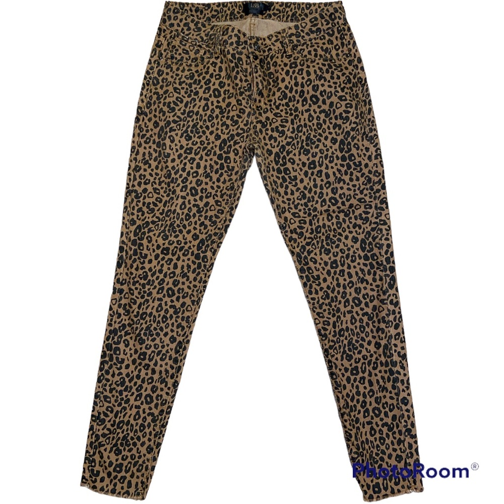 L&B Leopard print Skinny Jeans Sz8